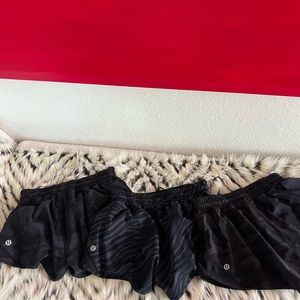 Set of three lulu lemon shorts Hotty Hot shorts 2.5 (bundle)